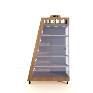 Pleksi Raflı Ürün Tanıtım Standı