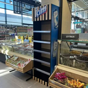 Ülker İçim Süt için tasarladığımız Market Ürün Teşhir Standı